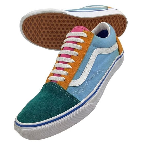 VANS Old Skool Colorblock Muliti Men’s Size 10/Women’s Size 11.5 - Picture 9 of 9